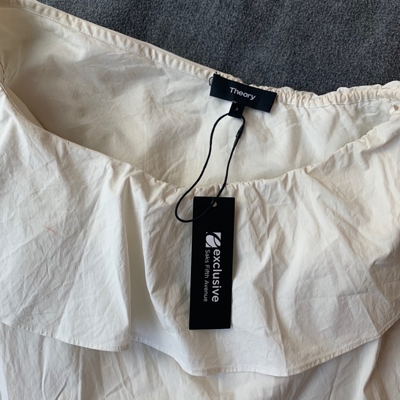 BNWT Theory Linen Off-Shoulder Dress - Picture 2 of 3